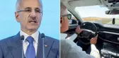 Hız sınırını aşan Bakan Uraloğlu, jandarmadan ceza yedi
