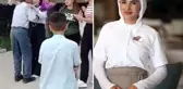 Sınav çıkışı babasının çiçeklerle karşıladığı Çimen, hayallerine kavuştu