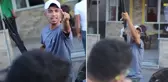 Sokak röportajında skandal tehdit: Herkesin canını alacağım