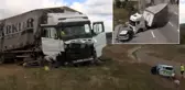Jandarma aracına çarpan tırdan uyuşturucu çıktı