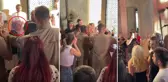 Anıtkabir'de gergin anlar! Görevliler devreye girip dışarı çıkarttı