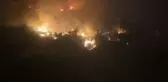 Denizli'de başlayıp Aydın'a sıçrayan yangın yeniden büyüdü! Evler yanmaya başladı