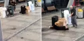 Babanın kızını tüfekle vurduğu an!