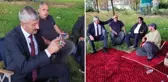 Tartışma yaratan görüntü: Belediye başkanı, arsa alan Arapları böyle tebrik etti