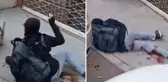 İzmir'de 2 polisimizi şehit eden saldırganın yakalanma anı: Üzerinde bomba var, vur abi vur