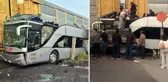 Meksika'da yolcu otobüsü ile yük treni çarpıştı: 8 ölü, 45 yaralı