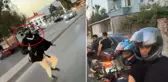 İçerik üreticisi canlı yayın yaparken silahlı saldırıya denk geldi