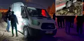 Çukura düşen aracını çıkarmaya çalışırken başına saçma isabet etti