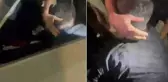 Takla atan otomobilden çıkartılan sürücünün ilk isteği şaşırttı