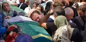 Kızılırmak'a uçan araçta can veren anne ve oğlu son yolculuklarına uğurlandı