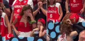 Cedi Osman ve Ebru Şahin'in duygusal anları kamerada