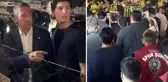 Taraftarla burun buruna! Ali Koç'un zor anları