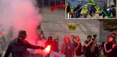 Fransa yanıyor! Sendika üyeleri ekonomi ve maliye bakanlığı binasını bastı