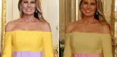 Melania Trump'ın Kraliyet yemeğinde giydiği elbise olay yarattı