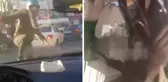 Trafikte tartıştığı sürücünün aracına saldırdı! O anlar kameralarda