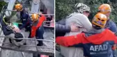 AFAD'dan operasyon! Heyelanda mahsur kalanlar böyle kurtarıldı