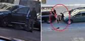 İş insanının sokak ortasında vurulduğu anlar kamerada