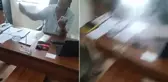 Amirinin üzerine kaynar su döken kadın tutuklandı
