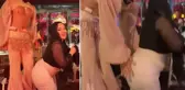 Gece kulübünde olay görüntü! Genç kadın ve dansçı gözaltına alındı
