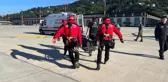 Rize'de Sel Faciası: Mahsur Kalan Kadın Helikopterle Kurtarıldı