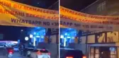 Mahalleye asılan pankartın ardından operasyon! 6 şüpheli yakalandı