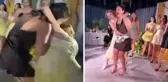 Düğünde çiçek kapma yarışı kavgaya dönüştü