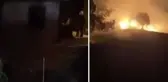 Polisi karşısında gören uyuşturucu şüphelisi evini ateşe verdi