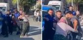 Zabıtaların yaşlı kadına muamelesi yürekleri sızlattı