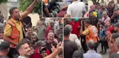 Ateşkes haberini alan Filistinliler şükür secdesi yaptı