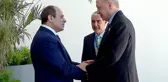Cumhurbaşkanı Erdoğan, Gazze zirvesi için Mısır'da! Sisi bizzat karşıladı
