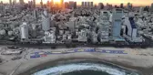 Trump'a İsrail'de sürpriz karşılama! Plaja dev 