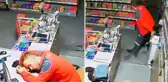 Benzin istasyonunda uyuyakalan çalışanın görüntüsü viral oldu