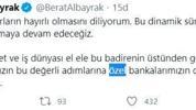 Son Dakika: Bakan Albayrak: Koronavirüs tedbirlerine özel bankalarında eşlik edeceğine inanıyorum.