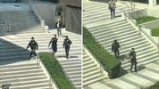 Teröristlerle çatışan polislerle dalga geçmişlerdi! O şahısların çalıştığı firmadan açıklama var
