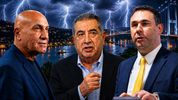 Mahmut Uslu ve Barış Göktürk, Yüksel Yıldırım ile birbirine girdi: Ağzını burnunu kırar, seni buraya gömerim