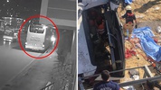 11 kişinin öldüğü kazada 2 şoför gözaltına alındı! Otobüsün son görüntüleri kamerada