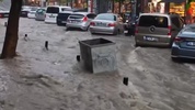 Selin vurduğu İstanbul'da günün en ilginç görüntüsü