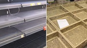 İtalya'da protestolar büyüyor, market rafları da boşaldı
