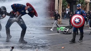 Kaptan Amerika Fransa'da ortaya çıktı! Herkes aynı yorumu yaptı