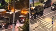 Protestoların devam ettiği Arnavutluk'ta askeri hareketlilik