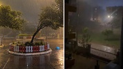 Antalya'yı yağış ve fırtına vurdu! Görüntüler korkunç