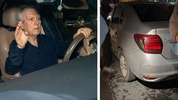 Aziz Yıldırım'ın kaza yaptıktan sonra durmadığını gören taraftarın tepkisi olay oldu