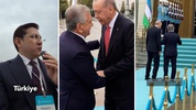 Özbek gazeteci paylaştı! Özbekistan Cumhurbaşkanı, Külliye'ye böyle geldi
