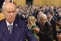 Bahçeli's remarks about the FETÖ leader stirred up the audience.