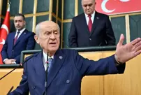 Bahçeli hung the noose thrown by Dervioğlu in his office.