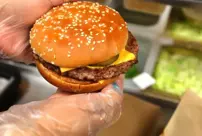 49 people who ate hamburgers at McDonald's were infected with a deadly bacteria, and sales have been halted.