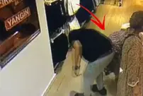 He harassed women like this in a shopping mall in the heart of Istanbul.