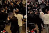 A big fight at the Beşiktaş General Assembly! Supporters of the former and new president clashed with each other.