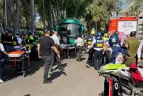 Truck attack at a bus stop in Israel! 40 people injured, 10 of them seriously.