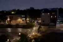 In Spain, floodwaters destroyed the giant bridge in 3 seconds.